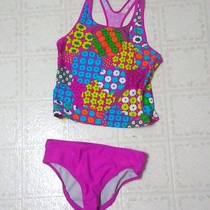 Tankini Top with Bikini bottom Speedo Size 14